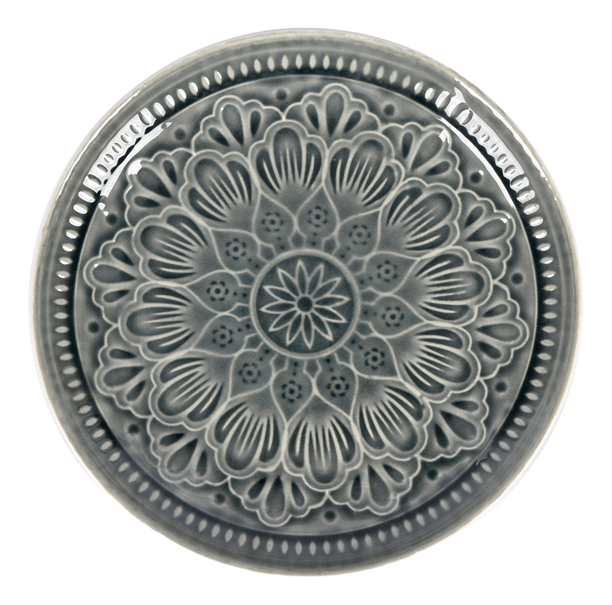 Тарелка Glaze ornament обеденная, 27см