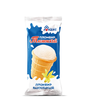 Мороженое пломбир Тюменский пломбир Ванильное в вафельном стаканчике 15%, 80г