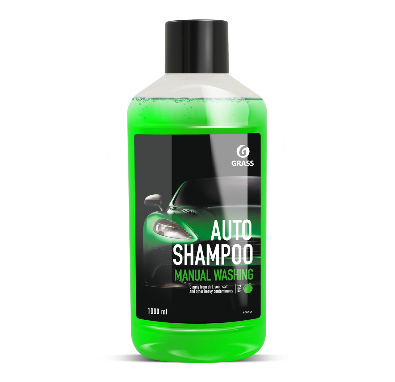 Автошампунь Grass для ручной мойки яблоко, 1л