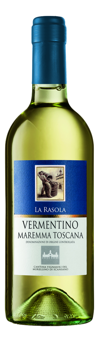 Изображение товара Вино Cantina Scansano Vermentino La Rasola Maremma Toscana белое сухое, 0.75л