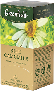Чай GREENFIELD Rich Camomile, 25х1,5 г