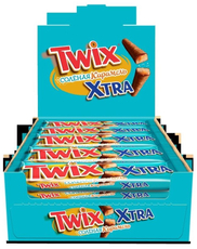 Батончик шоколадный Twix Xtra Cоленая карамель, 82г х 24 шт