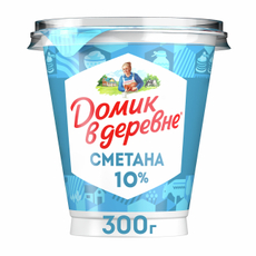 Сметана Домик в деревне 10%, 300г