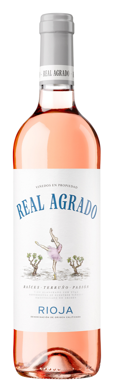 Изображение товара Вино Real Agrado Rosado розовое сухое 0.75л Испания