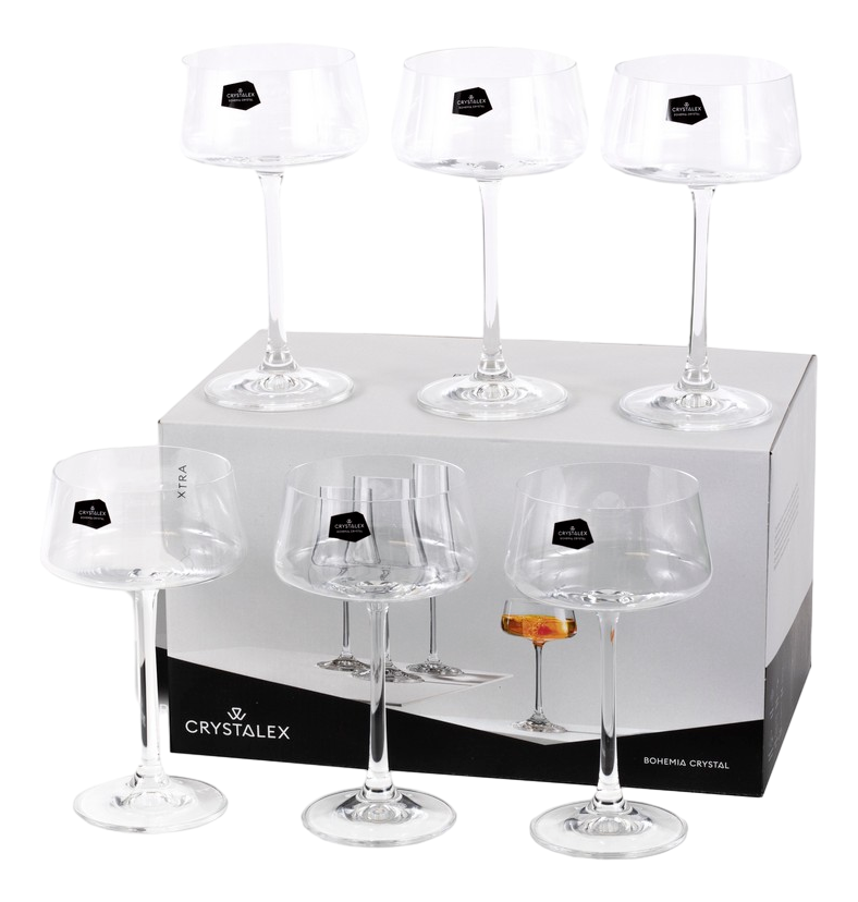 Изображение товара Набор бокалов-креманок для шампанского Crystal Bohemia Xtra, 220мл х 6шт