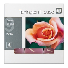Tarrington House Свеча Чайная ароматическая Роза, 9шт