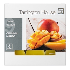 Tarrington House Свеча Чайная ароматическая Сочный манго, 9шт