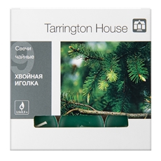Tarrington House Свеча Чайная ароматическая Хвойная иголка, 9шт