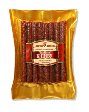 Колбаски Фабрика качества К пиву сырокопченые, 100г