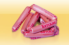 Сосиски Фабрика качества Вятские, ~1.26кг