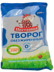 Творог Пестравка обезжиренный 0%, 250г