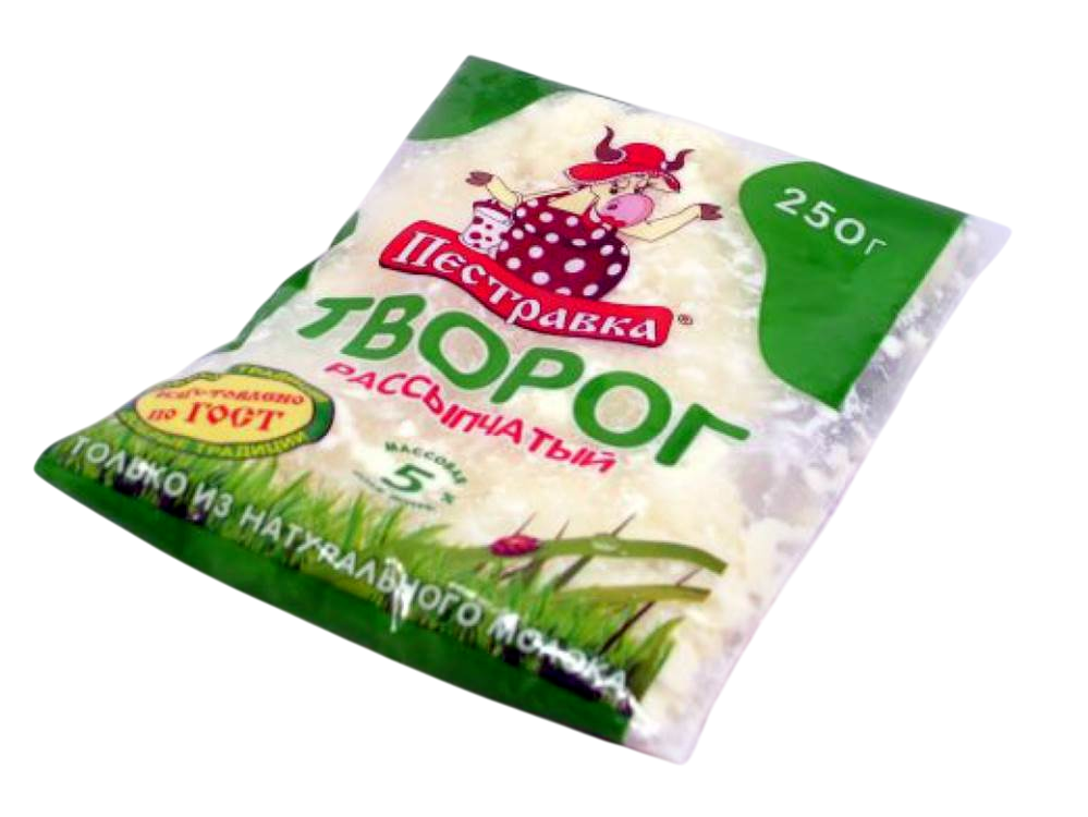 Творог рассыпчатый Пестравка 5%, 250г