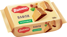 Вафли Яшкино ореховые, 200г