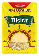 Сыр Columbus Тильзитер полутвердый нарезка 45%, 125г