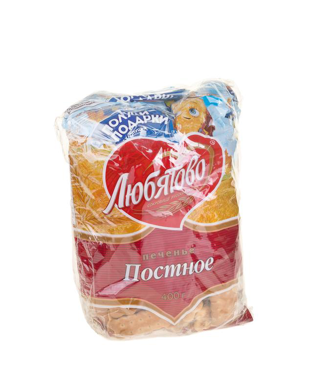 Печенье ЛЮБЯТОВО постное, 400г купить с доставкой на дом, цены в ...