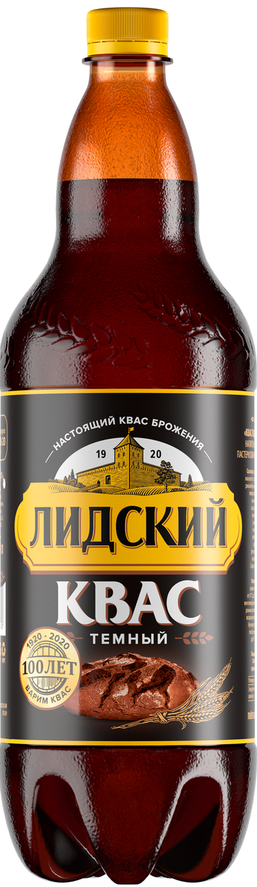 Квас Лидский темный, 1.5л