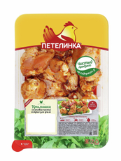 Крылышки (плечевая часть) цыпленка-бройлера Петелинка острые для гриля охлажденные, ~1кг