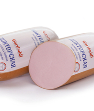 Колбаса Гарибальди Докторская вареная высший сорт, ~1кг