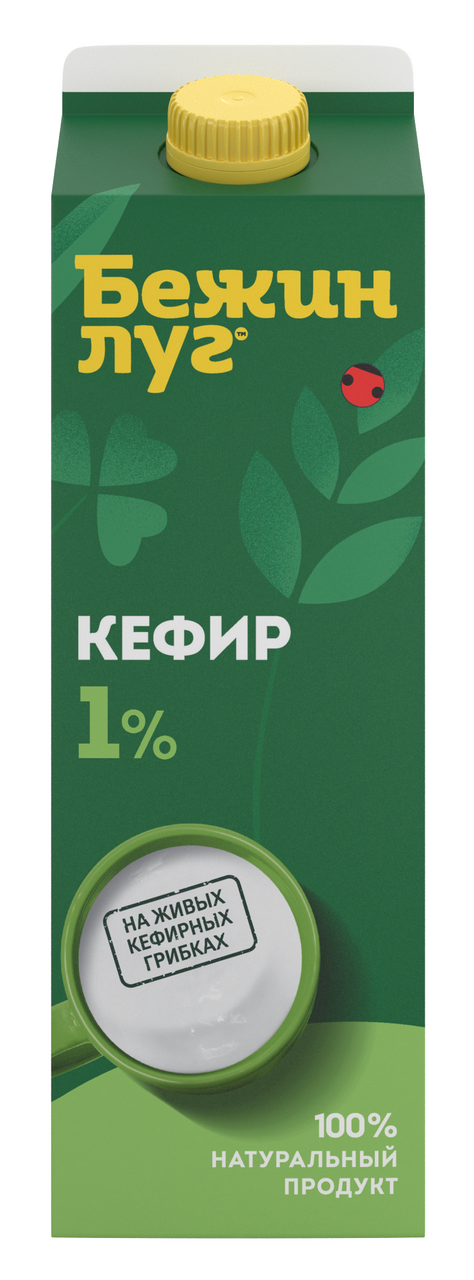 Кефир Бежин луг 1%, 900г