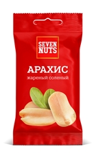 Арахис Seven nuts жареный соленый, 50г