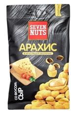 Арахис Seven nuts в хрустящей оболочке со вкусом сыра, 50г