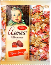 Конфеты Красный Октябрь Аленка крем-брюле шоколадные, 250г