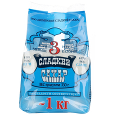 Сахар-песок Сладкий сахар белый кристаллический, 1кг