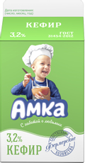 Кефир Амка 3.2%, 450г