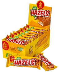 Батончик протеиновый Fit Kit Hazels фундук-карамель в глазури без сахара, 45г х 15 шт