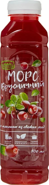 Изображение товара Морс Брусничный, 500мл