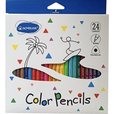 Набор карандашей Acmeliae цветных трехгранных, 24 цвета