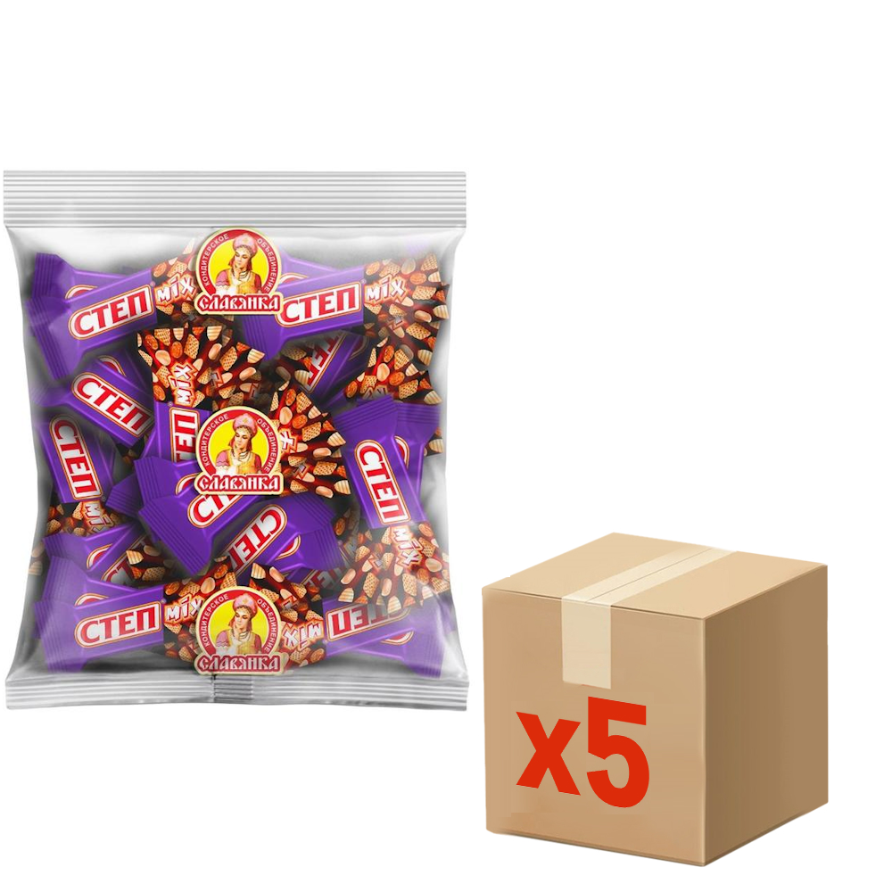 Конфеты Славянка Степ Mix, 1кг x 5 шт