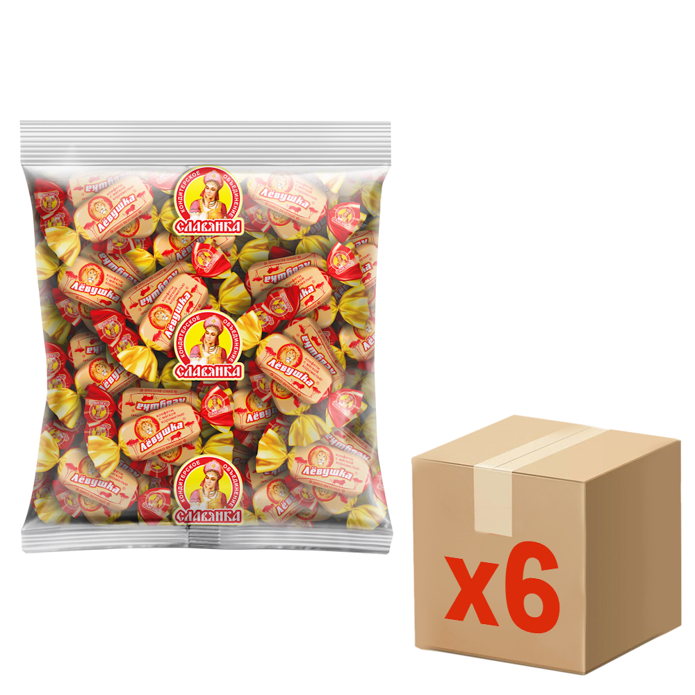 Конфеты Славянка Левушка, 1кг x 6 шт