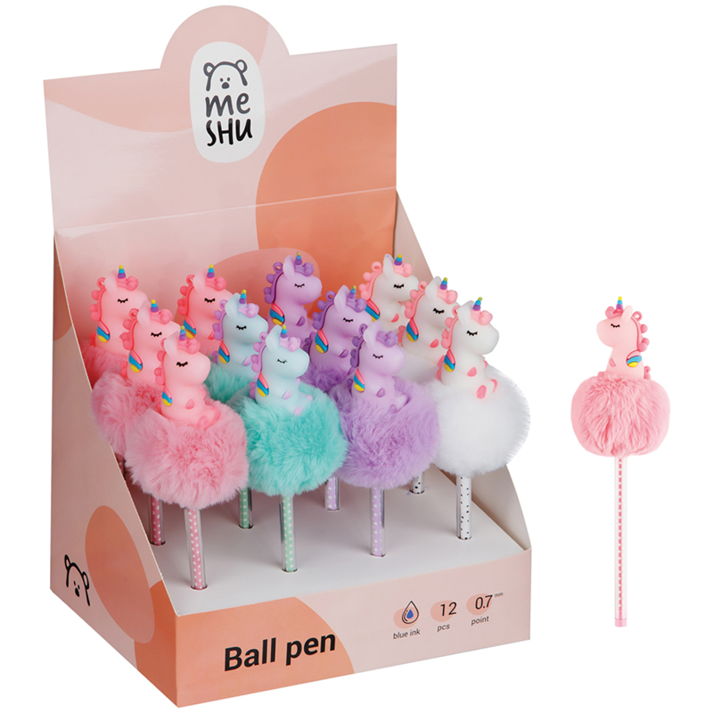 Ручка Meshu Candy unicorn шариковая синяя купить с доставкой на дом ...