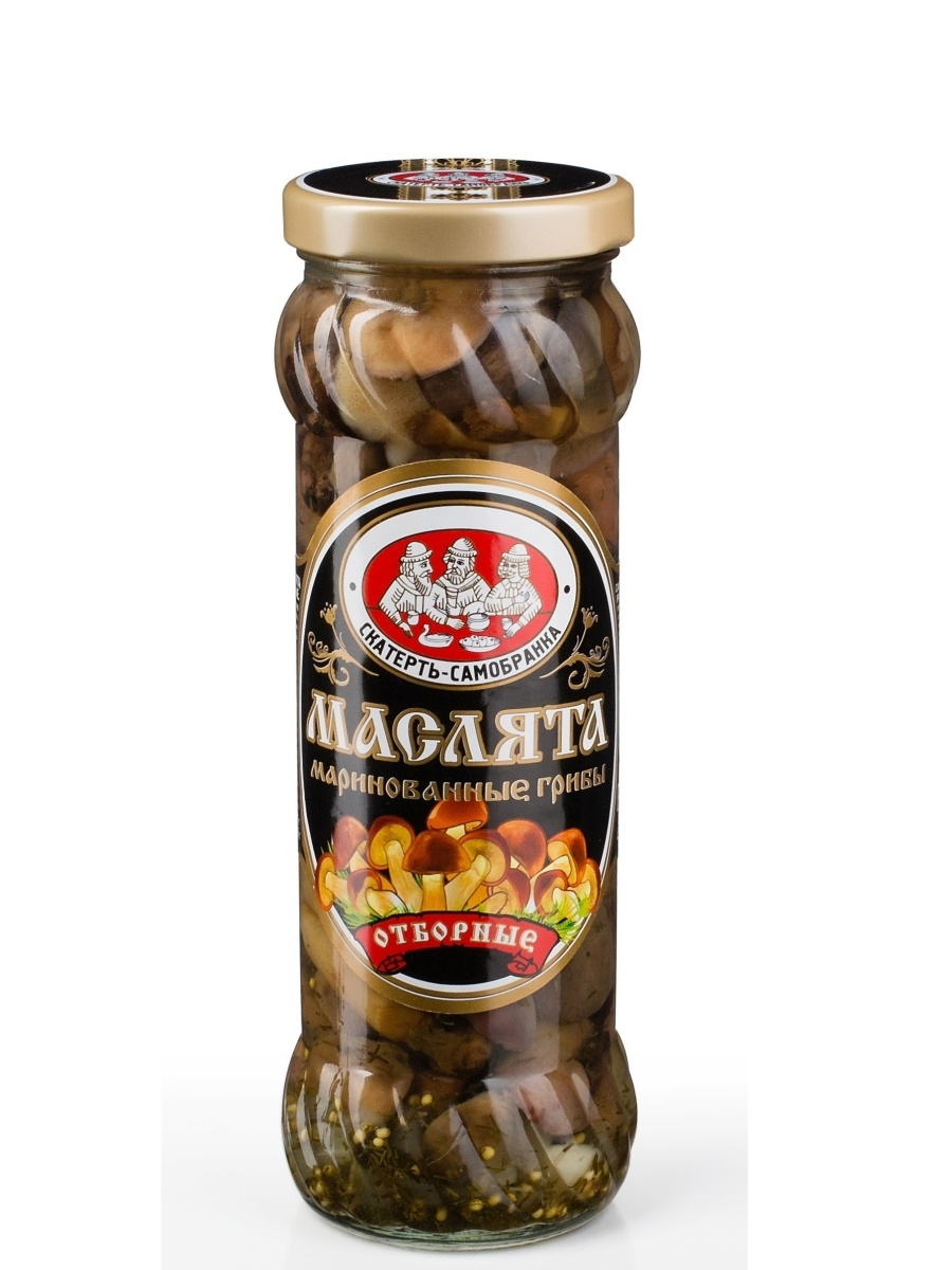 Грибы маслята Скатерть-Самобранка маринованные, 370г