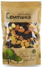 Смесь Семушка жареных орехов сладкая с цукатами, 150г