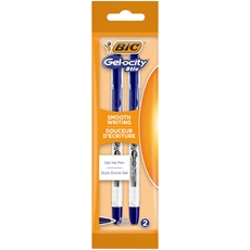 Ручки гелевые BIC Gel-Ocity Stick синие, 2шт