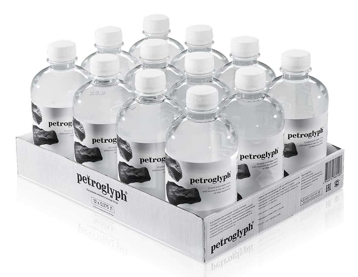 Изображение товара Минеральная природная вода Petroglyph негазированная 0.375л x 12 шт