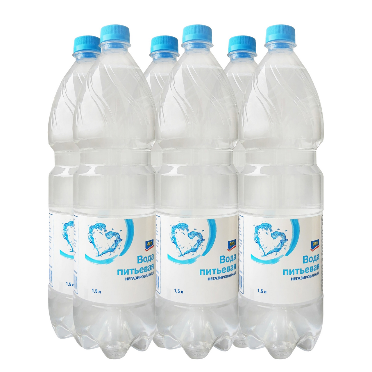 Изображение товара aro Вода питьевая негазированная, 1.5л x 6 шт