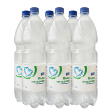 aro Вода питьевая газированная, 1.5л x 6 шт