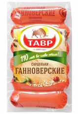 Сардельки Тавр ганноверские вареные, 600г