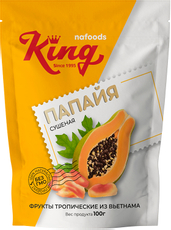 Папайя King сушеная, 100г