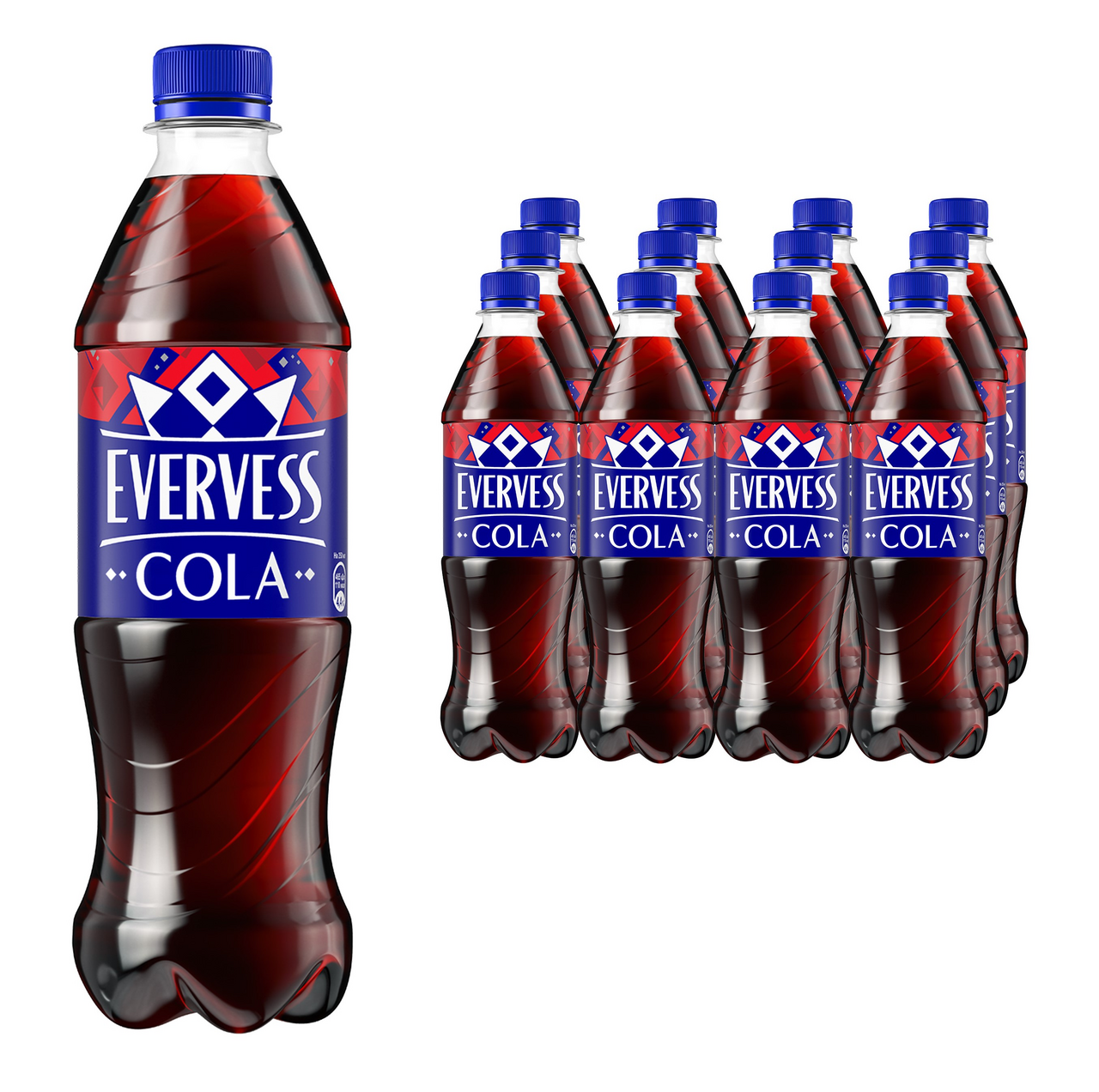 Напиток Evervess Cola газированный, 500мл x 12 шт