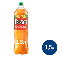 Напиток Frustyle газированный апельсин, 1.5л