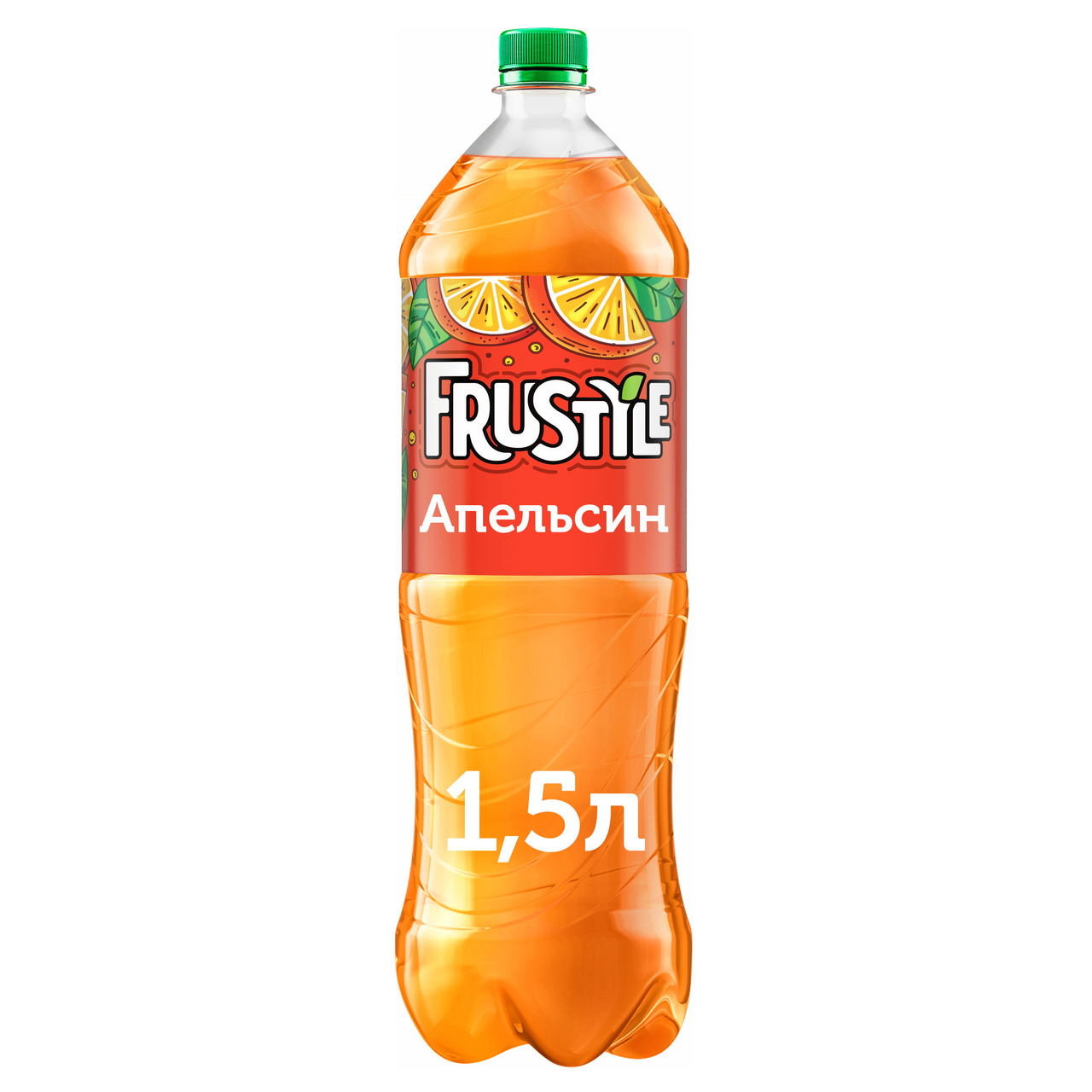 Изображение товара Напиток Frustyle газированный апельсин, 1.5л