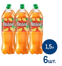Напиток Frustyle газированный апельсин, 1.5л x 6 шт