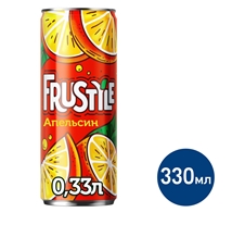 Напиток Frustyle газированный апельсин, 330мл