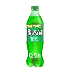 Напиток Frustyle газированный лимон-лайм, 500мл