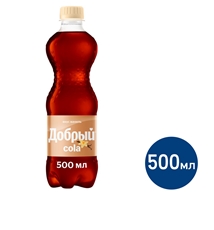 Напиток Добрый Cola Ваниль газированный, 500мл