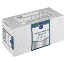 METRO PROFESSIONAL Салфетки бумажные косметические 2 слоя белые, 200шт